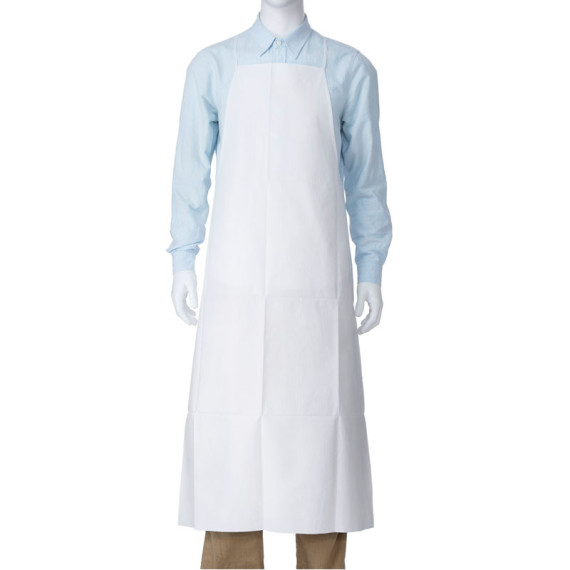 Polietileno branco aventais 69x107 cm, saco 100 UDS Safetop