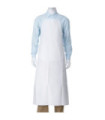 Tablier de polyéthylène blanc 69x107 cm, sac 100 UDS Safetop