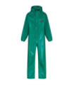 Safetop chimie résistant aux chimiques de la plongeur de PVC vert
