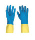 Bicolor Chemical Latex-Neoprene Luva Power Bicolor Safforop (12 pares)
