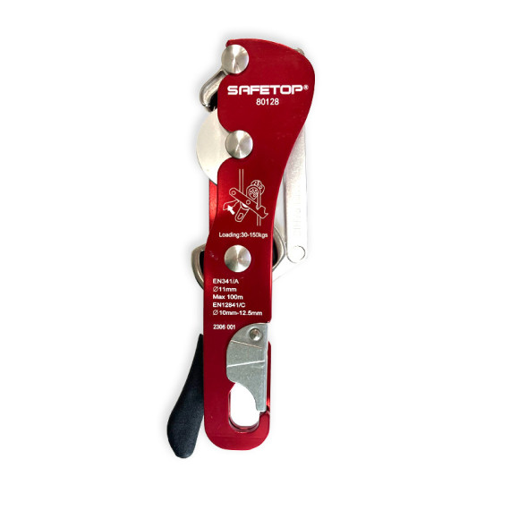 Descensor anti panic EN341 para cuerdas 10-12 mm SAFETOP