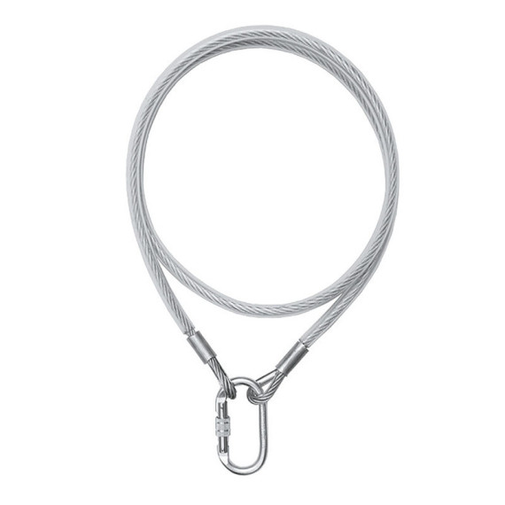 Cabo de conector de aço 8 mm de diâmetro com carabiner Safetop