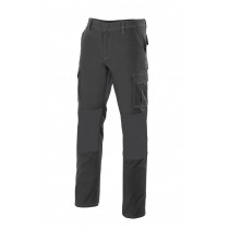 Pantalón negro multibolsillos con refuerzos Serie R103001