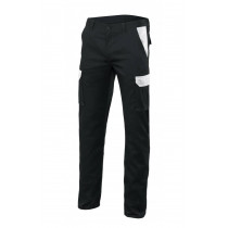 Pantaloni a due toni elasticizzati nera serie multibololos PT103002S