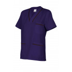 Camisole Pajama Marine Série Sourte à manches courtes B589