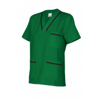 Camisola pijama verde de manga corta Serie B589