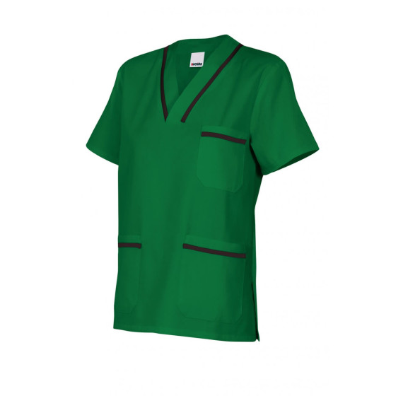 Camisola pijama verde de manga corta Serie B589
