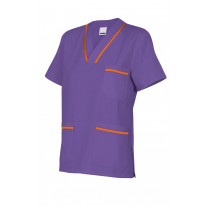 Camisole Pyjama Purple Kurzarm B589 Serie