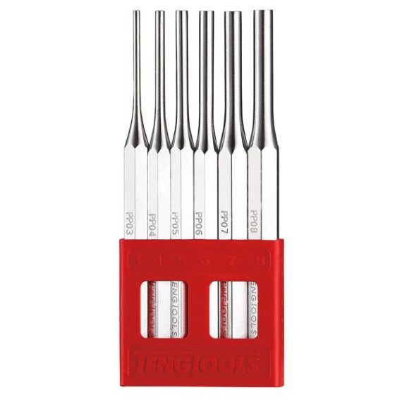 Jeu de broches parallèles 150 mm 6 pièces TENGTOOLS