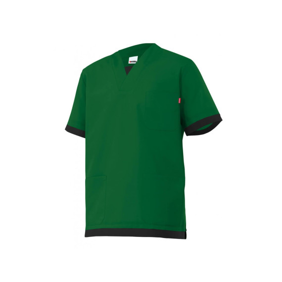Camisola pijama verde de manga corta Serie M589