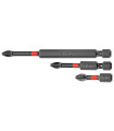 Hexagonal impact PH bits 1/4" (5 units) TENGTOOLS
