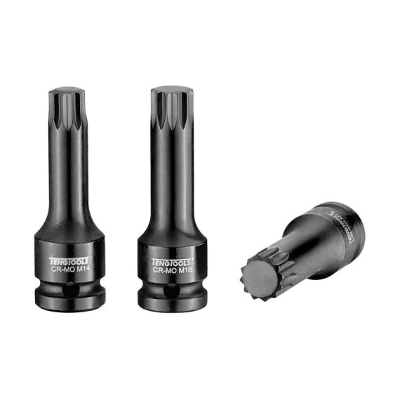 1/2 impact sockets with SPLINE/XZN tip TENGTOOLS