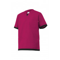 Camisola pijama fucsia de manga corta Serie M589