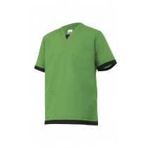 Camisola pijama verde lima de manga corta Serie M589