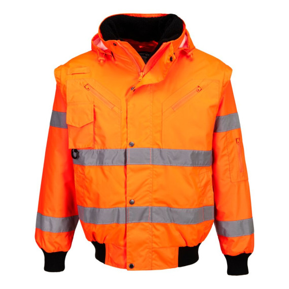 Veste 3 en 1 haute visibilité imperméable manches élastiques PORTWEST C467