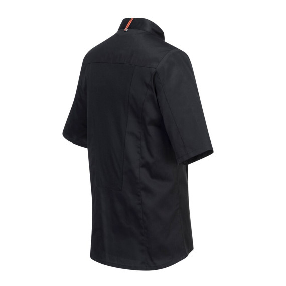 Short Sleeve Chef Jacket Stretch Mesh Air Pro accents highlight PORTWEST C746