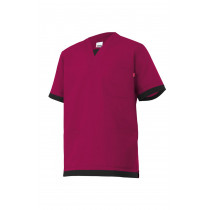 Camisole Pajama Bordeaux Série à manches courtes M589