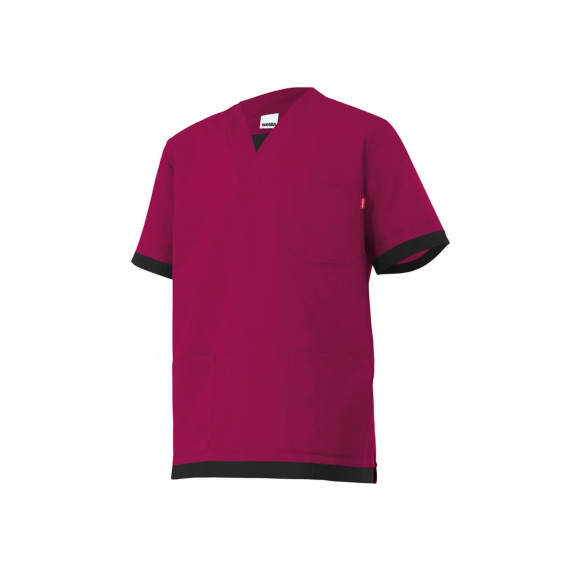 Camisole Pajama Bordeaux Serie manica corta M589