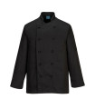 Somerset chef jacket polycotton fabric unisex PORTWEST C834