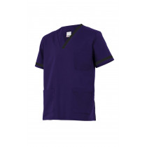 Camisola pijama azul marino de manga corta Serie P589
