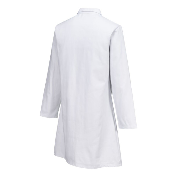 Standard work coat, white color 100% Cotton PORTWEST C851
