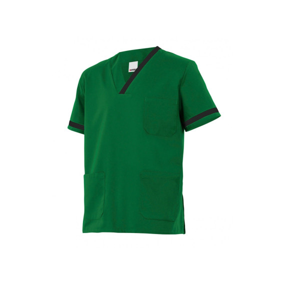 Camisola pijama verde de manga corta Serie P589