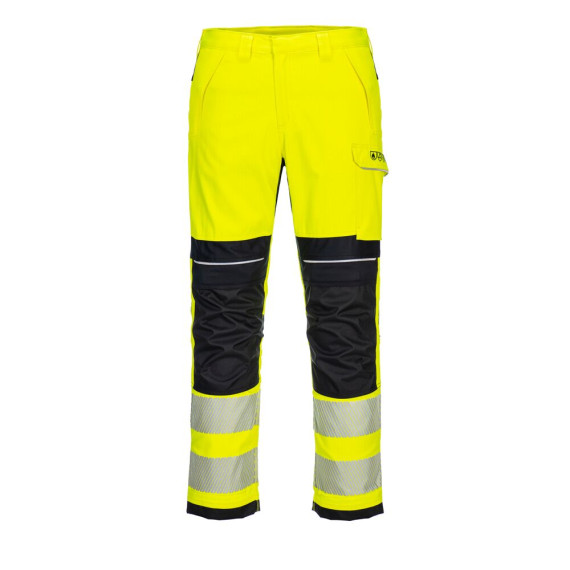 Pantaloni da lavoro ad alta visibilità PW3 resistenti al fuoco PORTWEST FR406