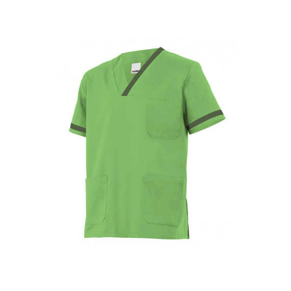 Camisola pijama verde lima de manga corta Serie P589