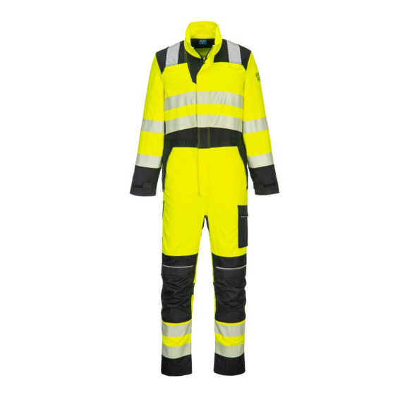Buzo de alta visibilidad resistente a la llama tejido Modaflame PW3 PORTWEST FR507