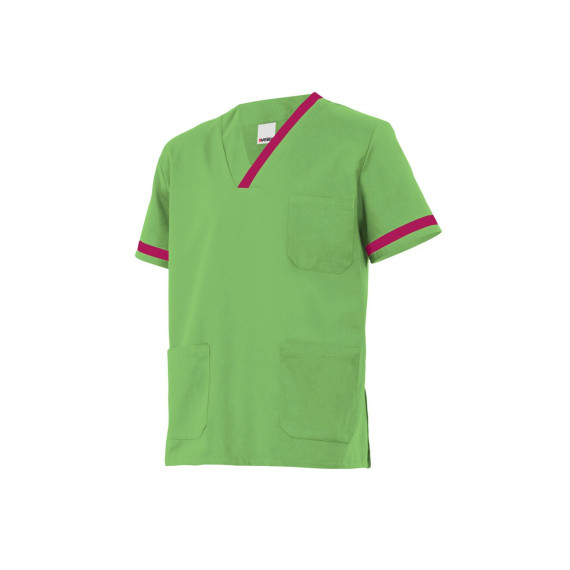 Camisola pijama verde lima de manga corta Serie P589