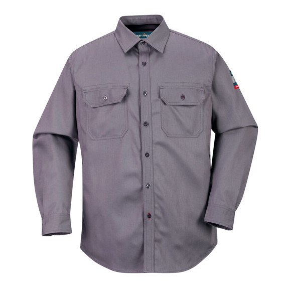 Camisa de trabajo resistente a la llama y protección ARC2 Bizflame 88/12 PORTWEST FR89