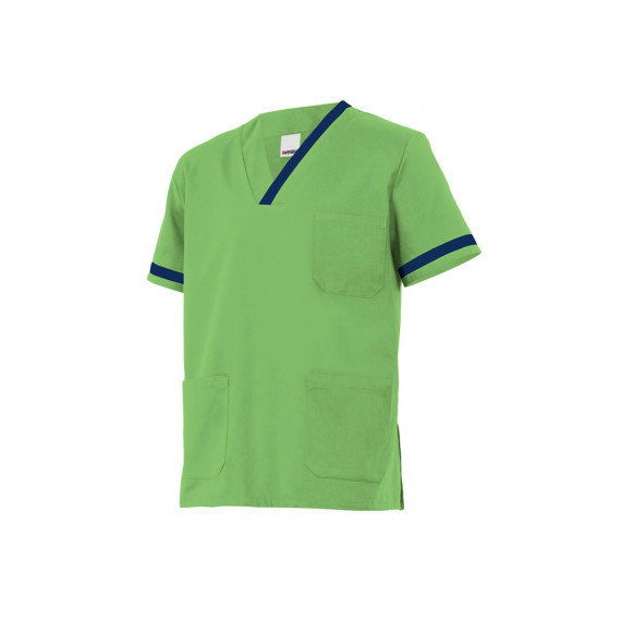 Camisola pijama verde lima de manga corta Serie P589