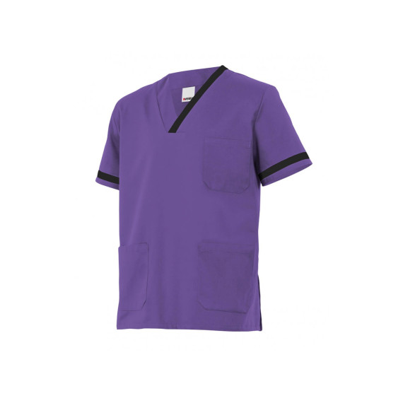 Camisole Pijama Roxo Manga Curta P589 Series