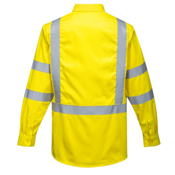 Camicia ad alta visibilità e resistente al fuoco Bizflame 88/12 con strisce riflettenti PORTWEST FR95