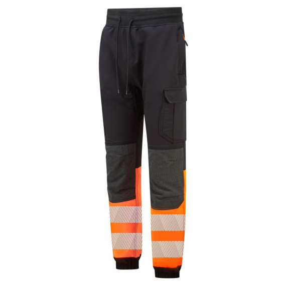 Pantalón de alta visibilidad KX3 de tejido flexible protección de rodilla y cinta reflectante PORTWEST KX341
