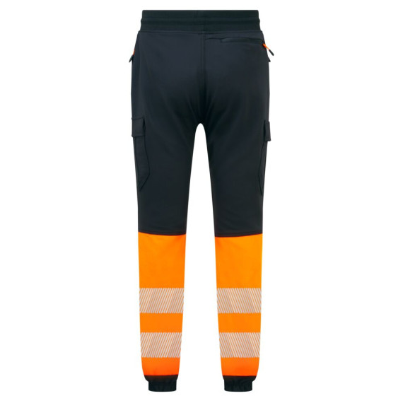 Pantalão de alta visibilidade KX3 de tecido flexível proteção de joelho e fita refletora PORTWEST KX341