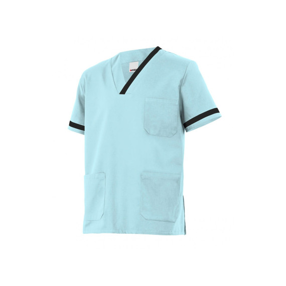 Camisole Türkis-Pyjamas Klare Kurzarm-Serie P589