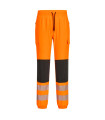 Jogger Hi-Vis Flexi Classe 2 de tecido elástico com bolsos e fitas refletoras PORTWEST KX346