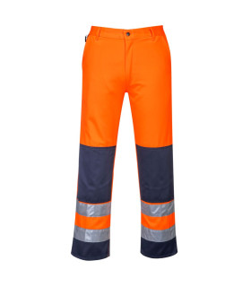Bicolor Seville pants made of Kingsmill fabric with flap pockets and double stitch seam PORTWEST TX71