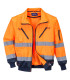 Hochsichtbare 3-in-1-Jacke, abnehmbarer Wollkragen mit reflektierenden Streifen PORTWEST PJ50
