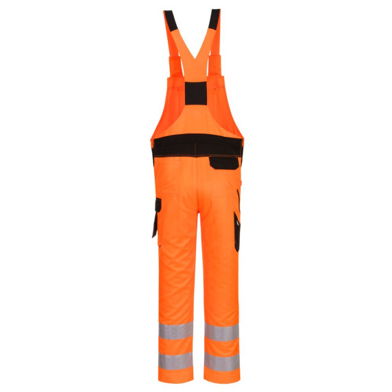 Peto PW2 de segurança, de costuras de ponto duplo bicolor flúor + fitas PORTWEST PW244
