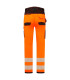 Pantalón elástico y ligero PW3 de alta visibilidad con cintas reflectantes PORTWEST PW303