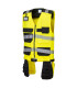 Chaleco PW3 Tool Classe 1 in polialcotone con strisce riflettenti HiVisTex giallo fluorescente PORTWEST PW308