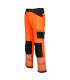 Pantalons de travail renforcé bande Premium HiVisTex Pro PW3 à taille régulière PORTWEST PW340