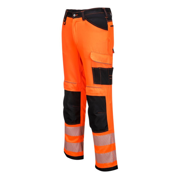 Pantaloni da lavoro rinforzati con nastro Premium HiVisTex Pro PW3 a vita regolare PORTWEST PW340