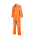 High visibility polycotton service coverall - Regular POTWEST RT42