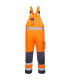 High visibility contrast bib, polycotton with side pockets PORTWEST TX52