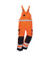 High visibility contrast bib, polycotton with side pockets PORTWEST TX52
