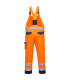 High visibility contrast bib, polycotton with side pockets PORTWEST TX52