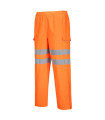 Pantalão Extreme de alta visibilidade cintura elástica sem forro com 2 fitas refletoras PORTWEST S597